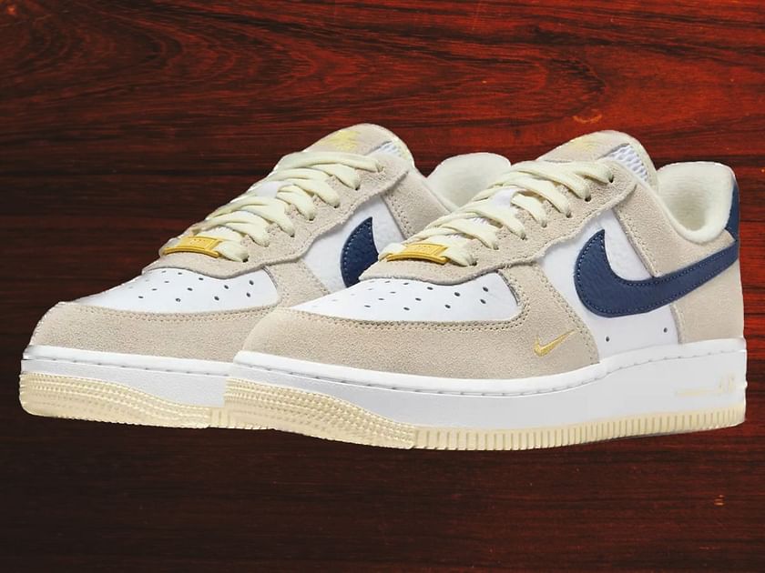 Nike Air Force 1 Low White Gold Navy shoes: Everything we know so far