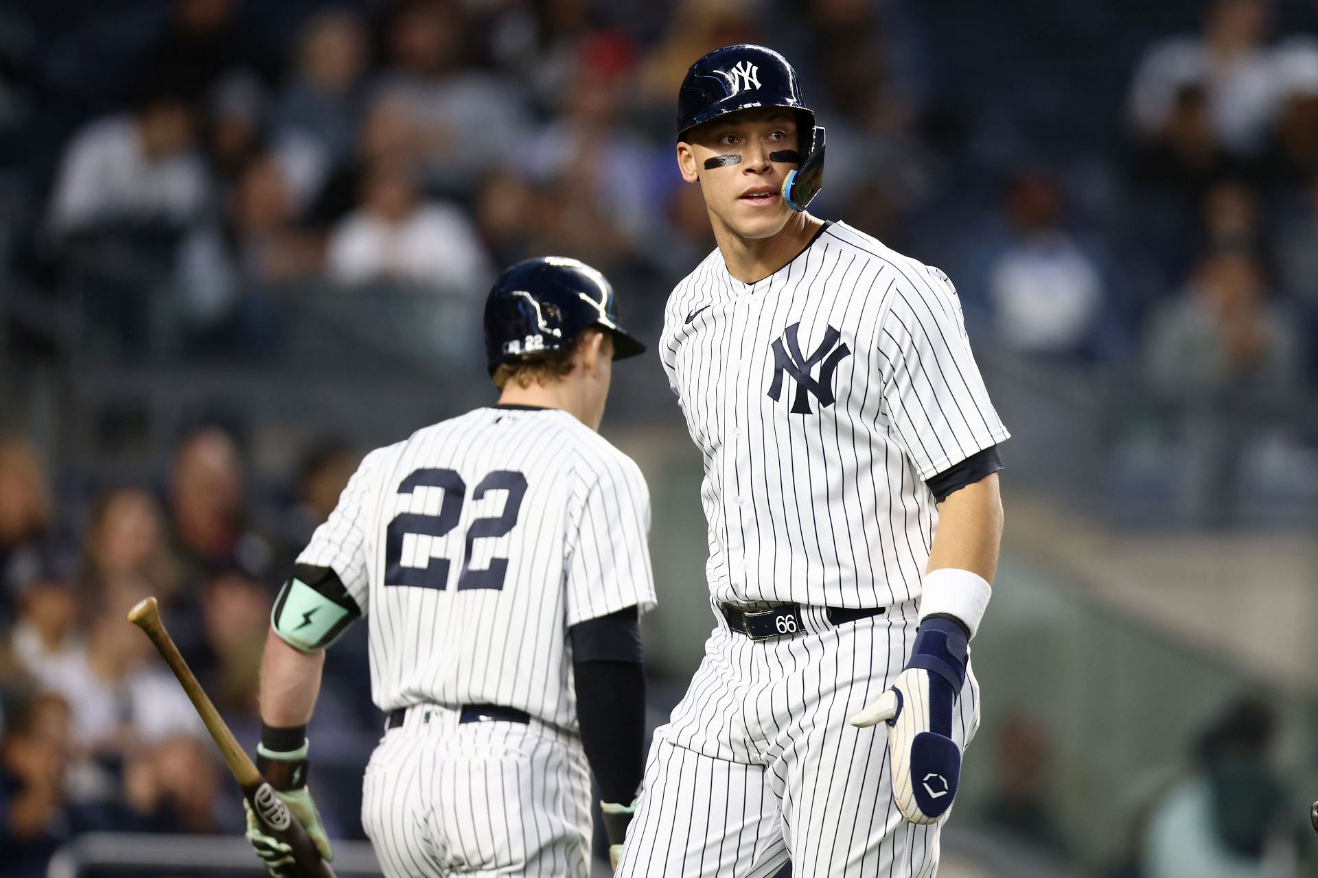 Yankees manager Aaron Boone heaps praise on Aaron Judge as offense
