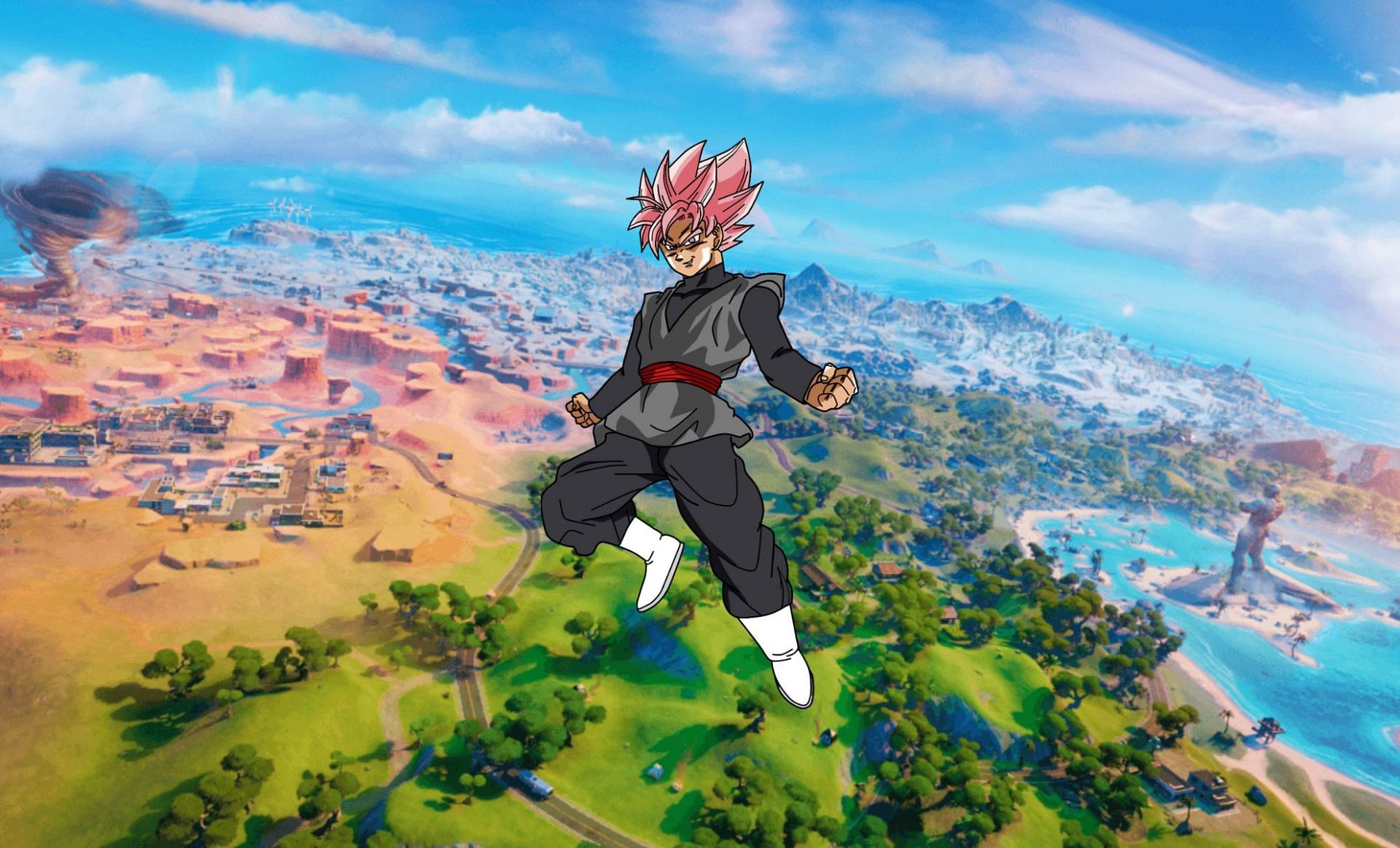 First glance at the Goku Black skin for Fortnite