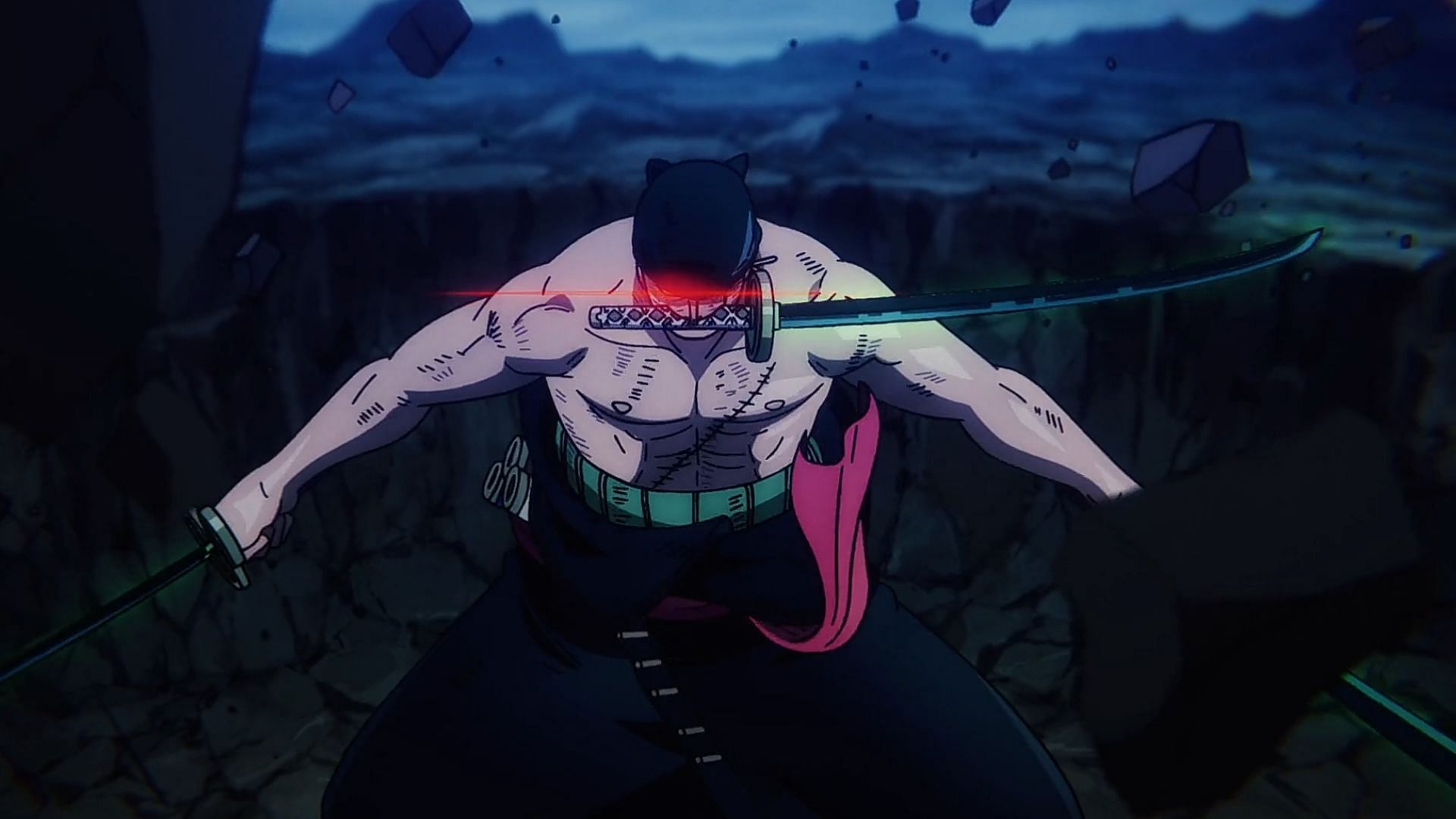 Zoro as seen in One Piece episode 1062 (Image via Toei)