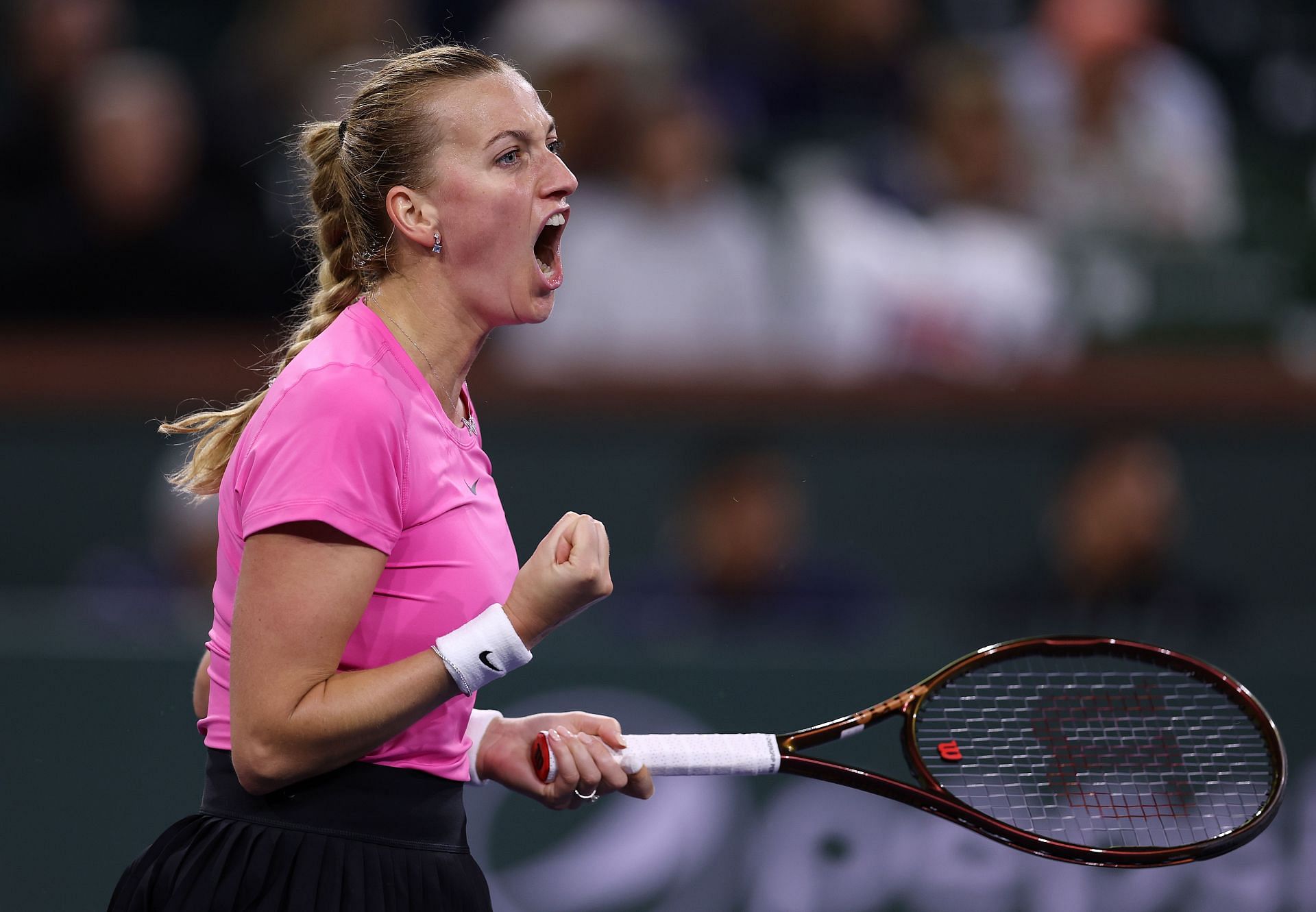 Petra Kvitova at the BNP Paribas Open.