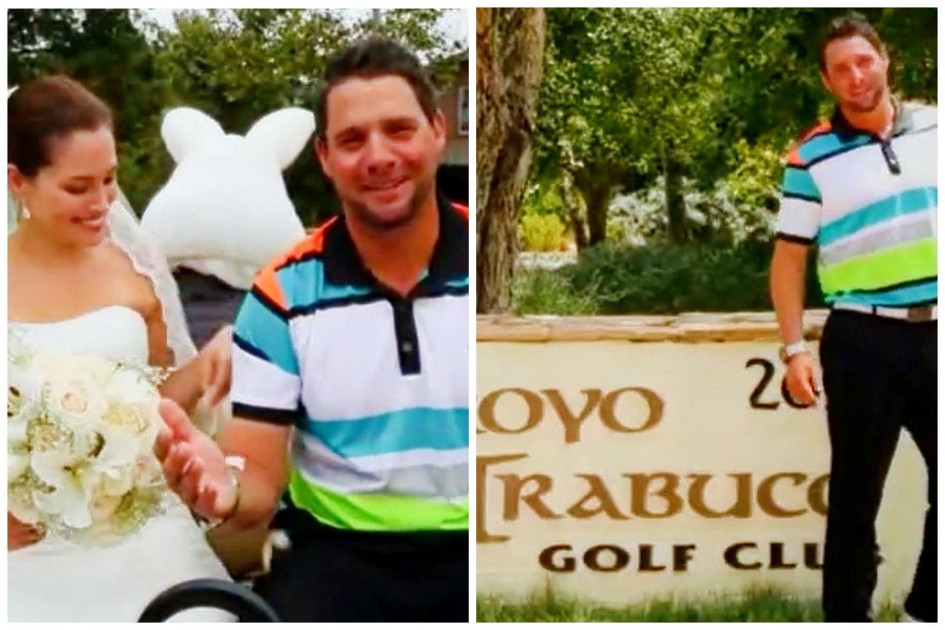 Michael Block featured in a hilarious ad for his golf club Arroyo Trabuco Golf Club