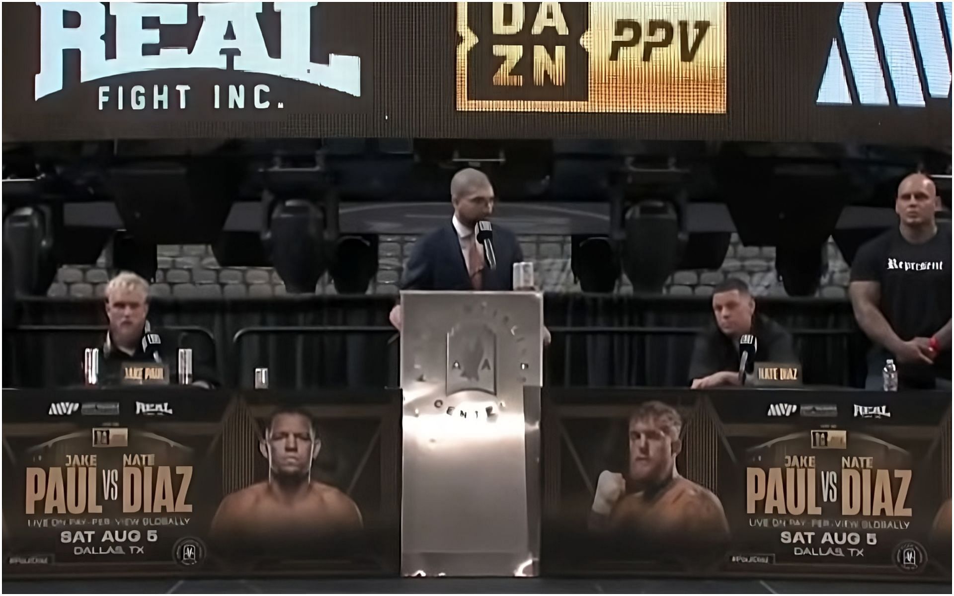 Nate Diaz vs Jake Paul press conference 