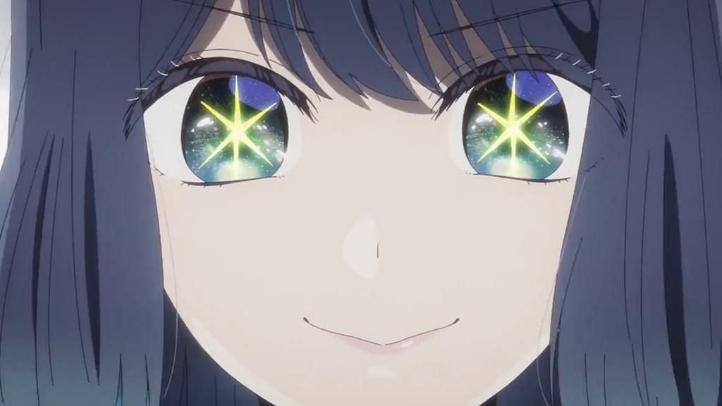 Akane got her stars in eyes like Ai. (Image via Doga Kobo)