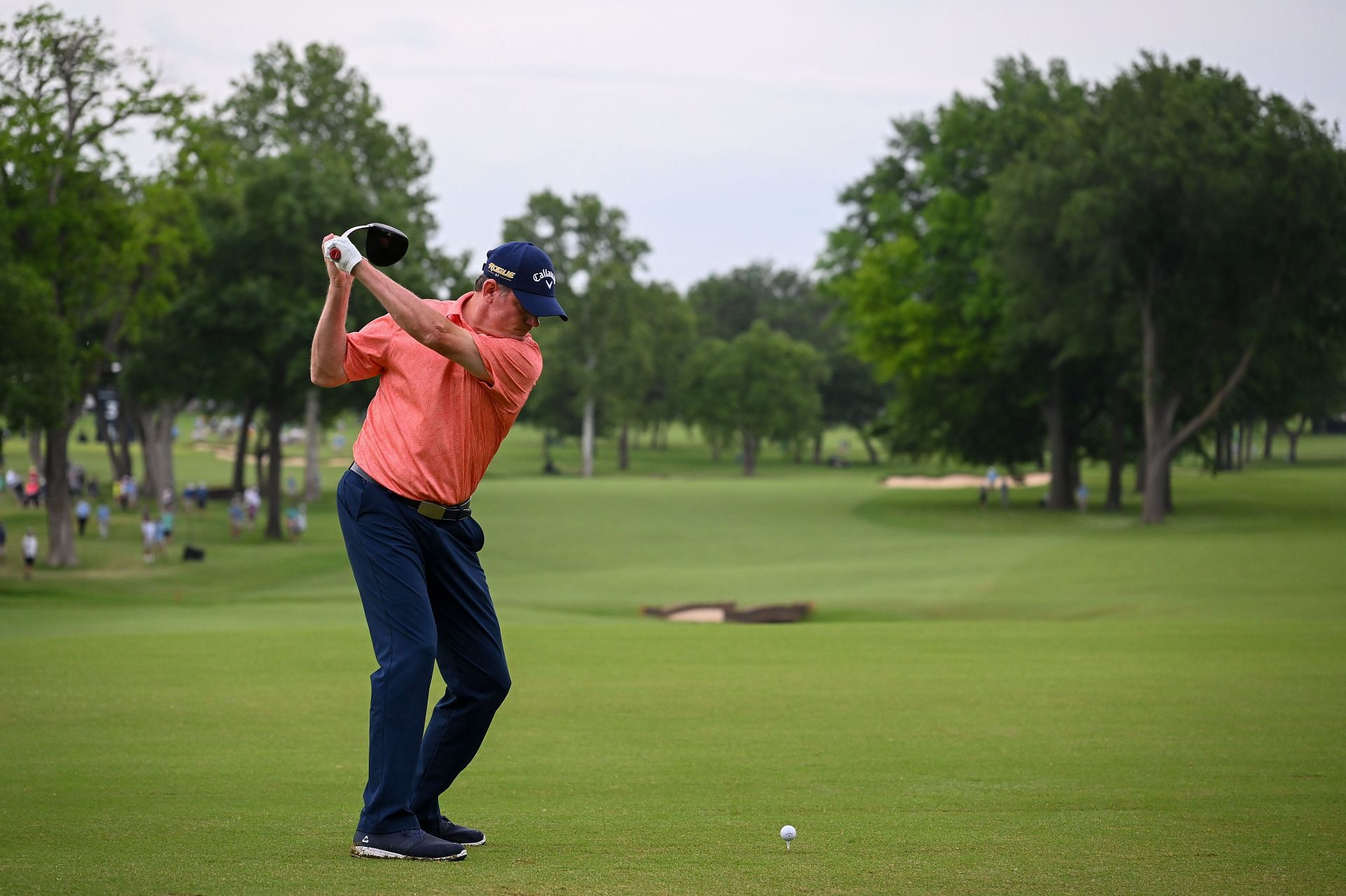 Micheel playing at the 2021 PGA Championship (Image via Getty)