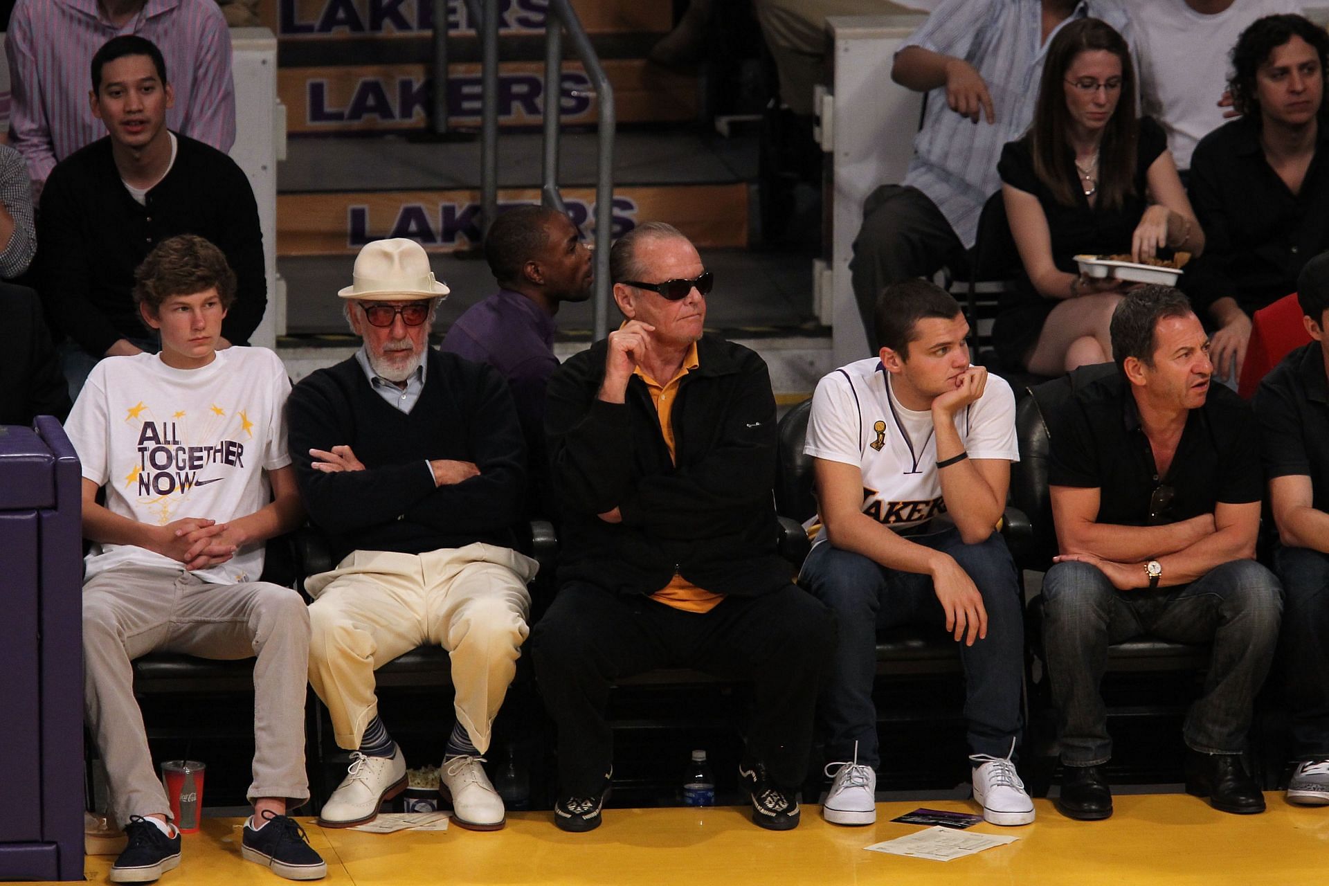 Nicholson has been a loyal Lakers fan for more than five decades (Image via Getty Images)