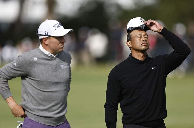 “I just want to be there as a friend”: Justin Thomas reacts after being asked about Tiger Woods’ potential return