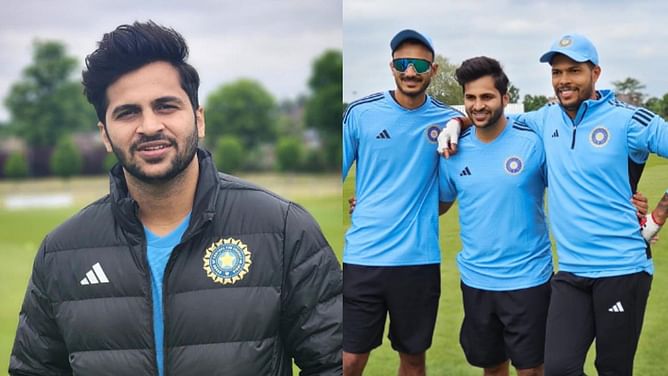 WTC FINAL : शार्दुल ठाकुर ने भारत की नई ट्रेनिंग किट में साझा की तस्वीरें, अभ्यास करते आये नजर
