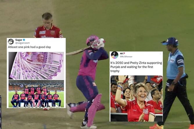 "At least one pink had a good day"- Top 10 funny memes after RR beat PBKS in IPL 2023 to keep their playoff hopes alive