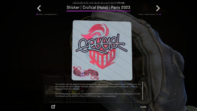 All mistakes with CS:GO Paris Major stickers