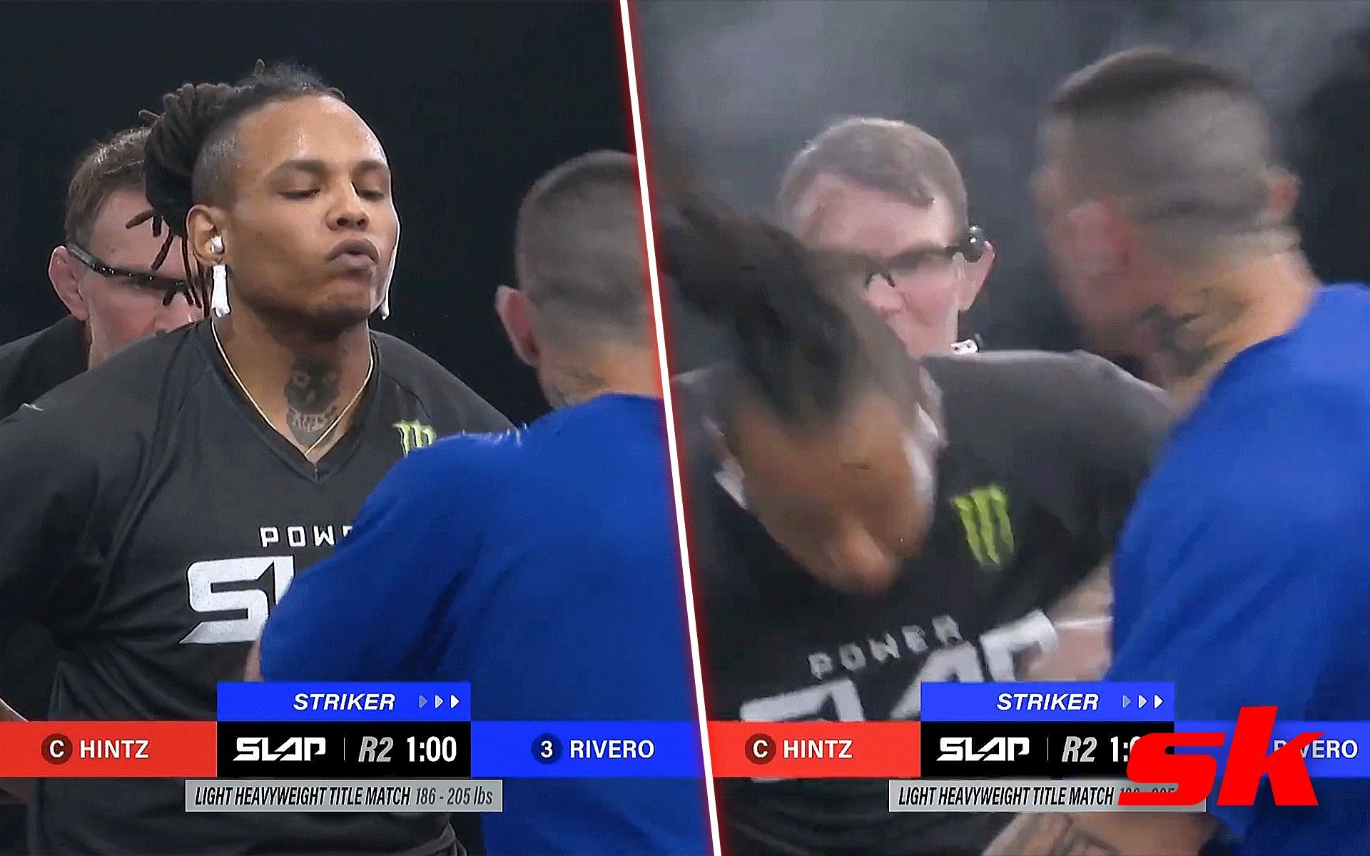 Ayjay Hintz vs. Russell Rivero: What happened in Ayjay Hintz vs. Russell  Rivero Power Slap contest? Win via DQ explained