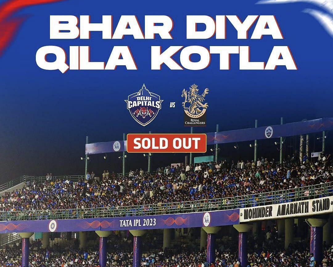 RCB will be facing tonight at the Arun Jaitley Stadium in Delhi. [Pic Credit - DC]
