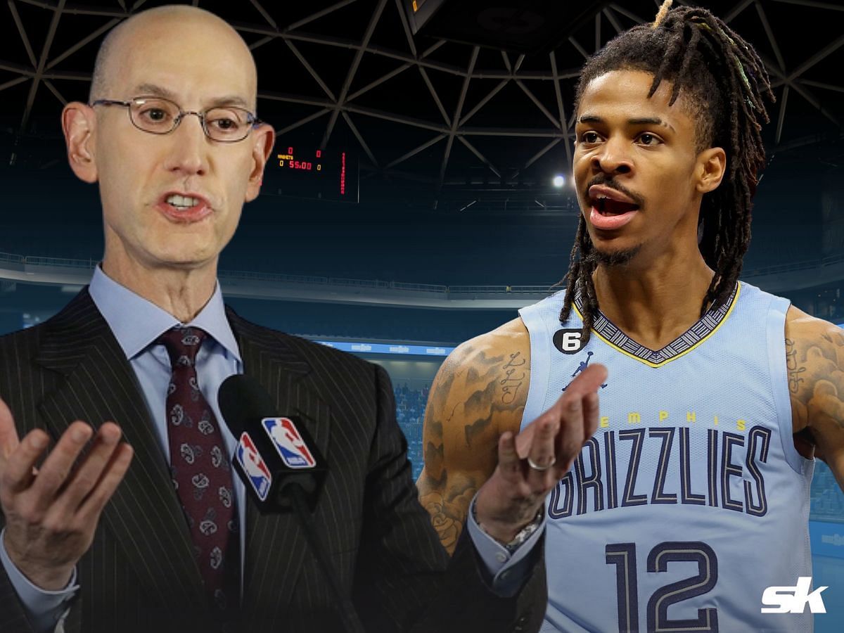 NBA Commissioner Adam Silver and Memphis Grizzlies