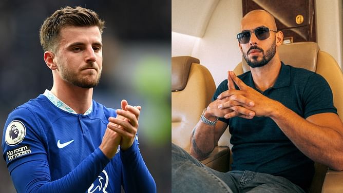 Andrew Tate claims Chelsea FC footballer Mason Mount will soon be 'accused of human trafficking' by Instagram model Orla Sloan