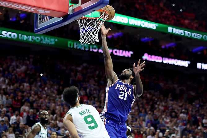 Joel Embiid speaks on lack of involvement late in Celtics game