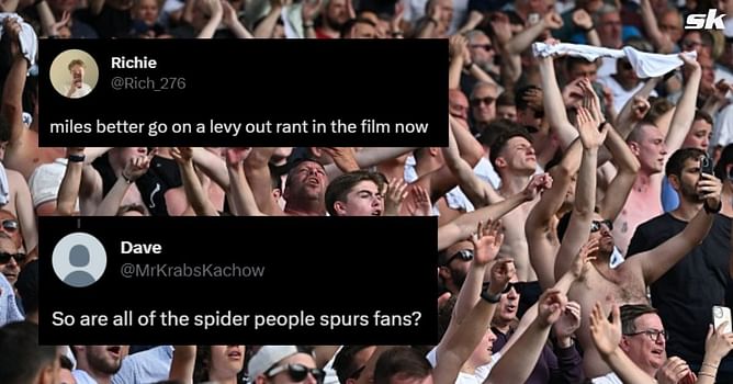"Miles better go on a Levy out rant in the film": Eagle-eyed Tottenham fans spot superstar in Spiderman trailer, react hilariously