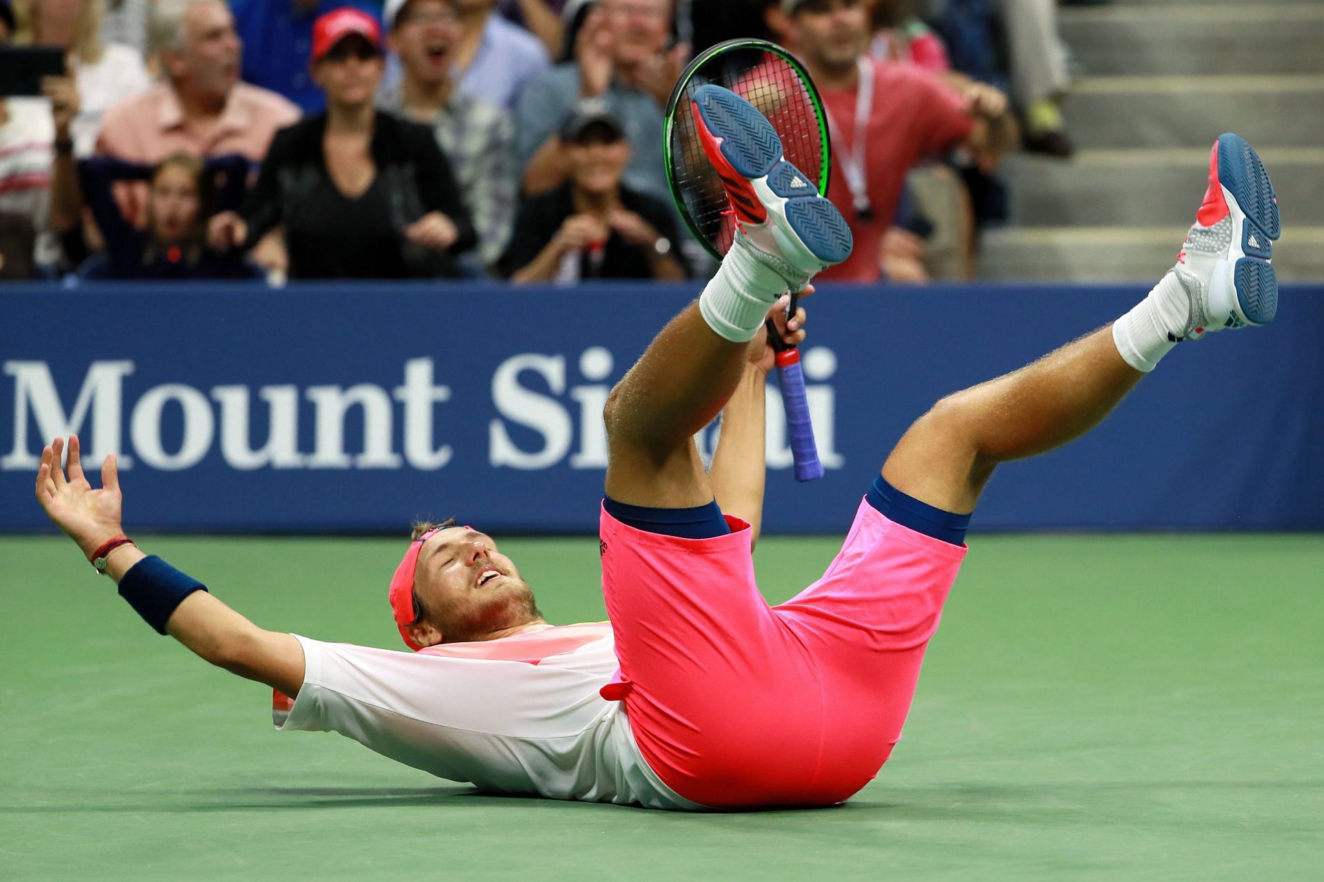 Luca Pouille defeated Rafael Nadal at the 2016 US Open