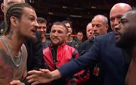 Aljamain Sterling reacts to Merab Dvalishvili's plans of having Sean O'Malley's jacket until 'Sugar' is beaten by 'The Funk Master'
