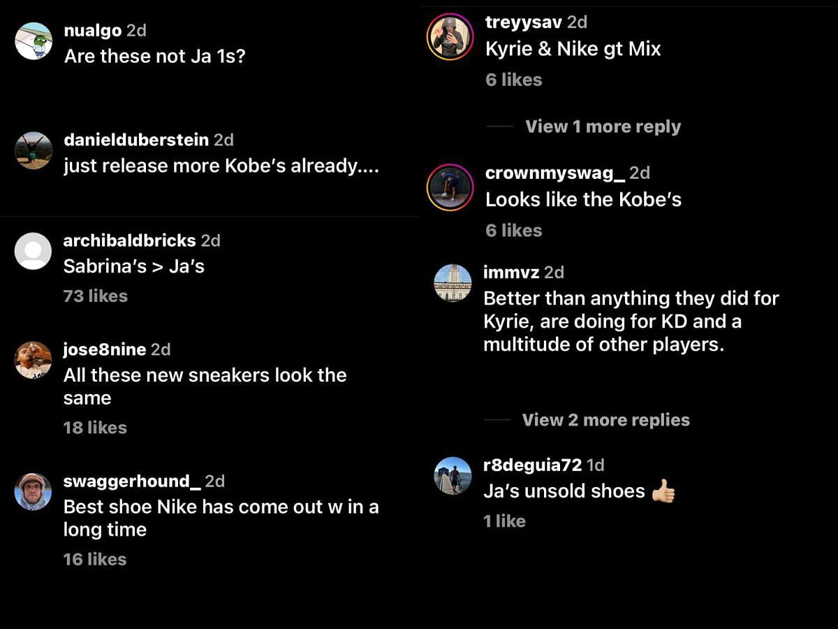 Here are some other remarks for the shoe (Image via Instagram/@sneakernews)