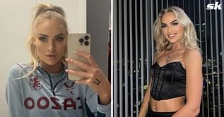 Aston Villa footballer Alisha Lehmann goes for picnic and trainspotting with TikTok star