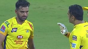 "Vaise to tu bada dedh shaana banta hai"- When MS Dhoni scolded Deepak Chahar for bowling two beamers