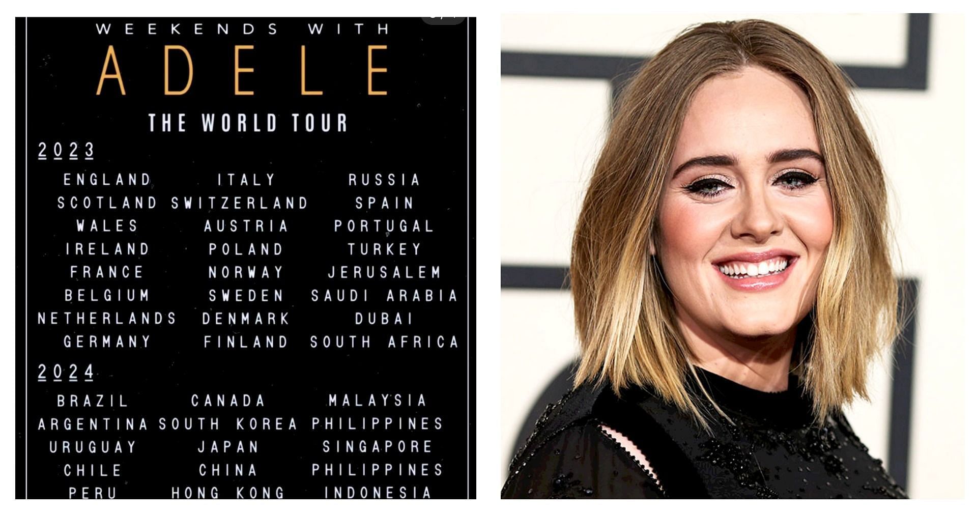adele tour dates and locations