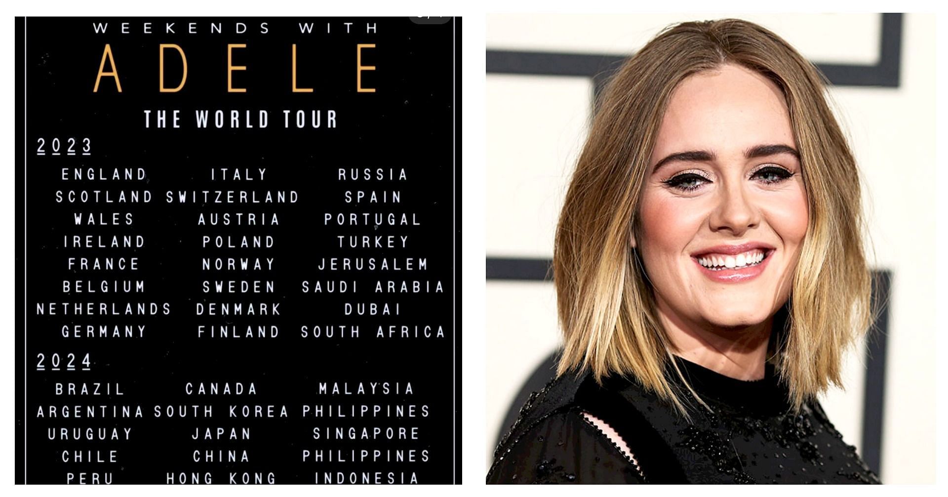 tour dates adele