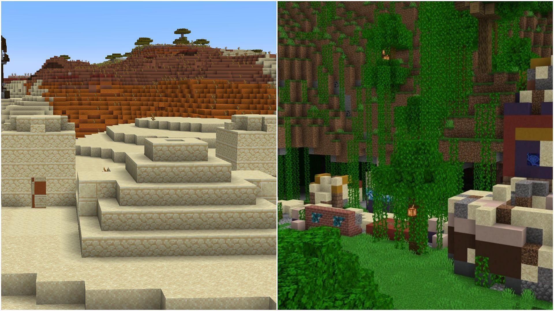 You need to find structures that will generate suspicious blocks in the Minecraft 1.20 Trails and Tales update (Image via Sportskeeda)