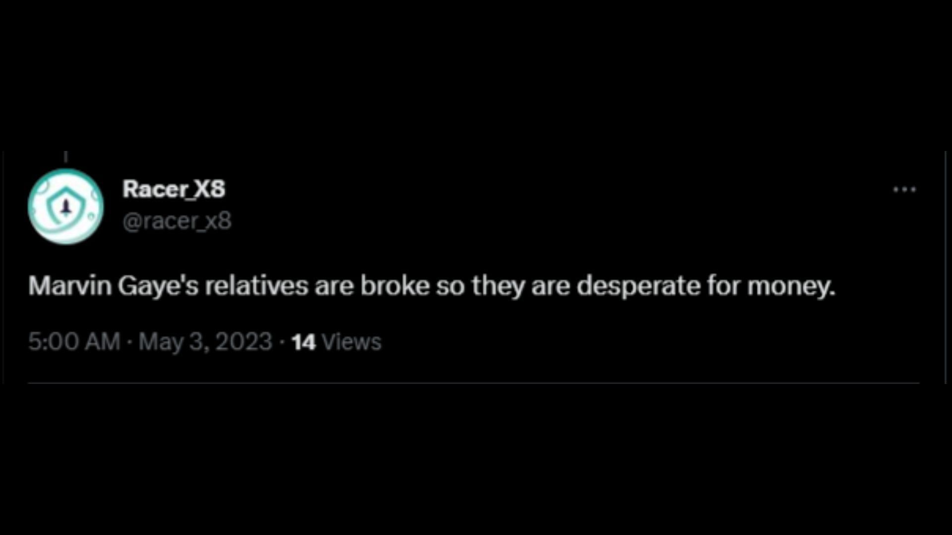 Screenshot of a Twitter user reacting to Sheeran&#039;s remarks on retiring if found guilty. (Image via @DramaAlert/Twitter)