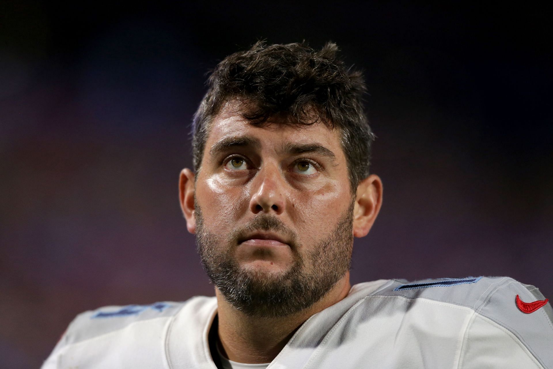 Randy Bullock of the Tennessee Titans looks on against the Buffalo Bills