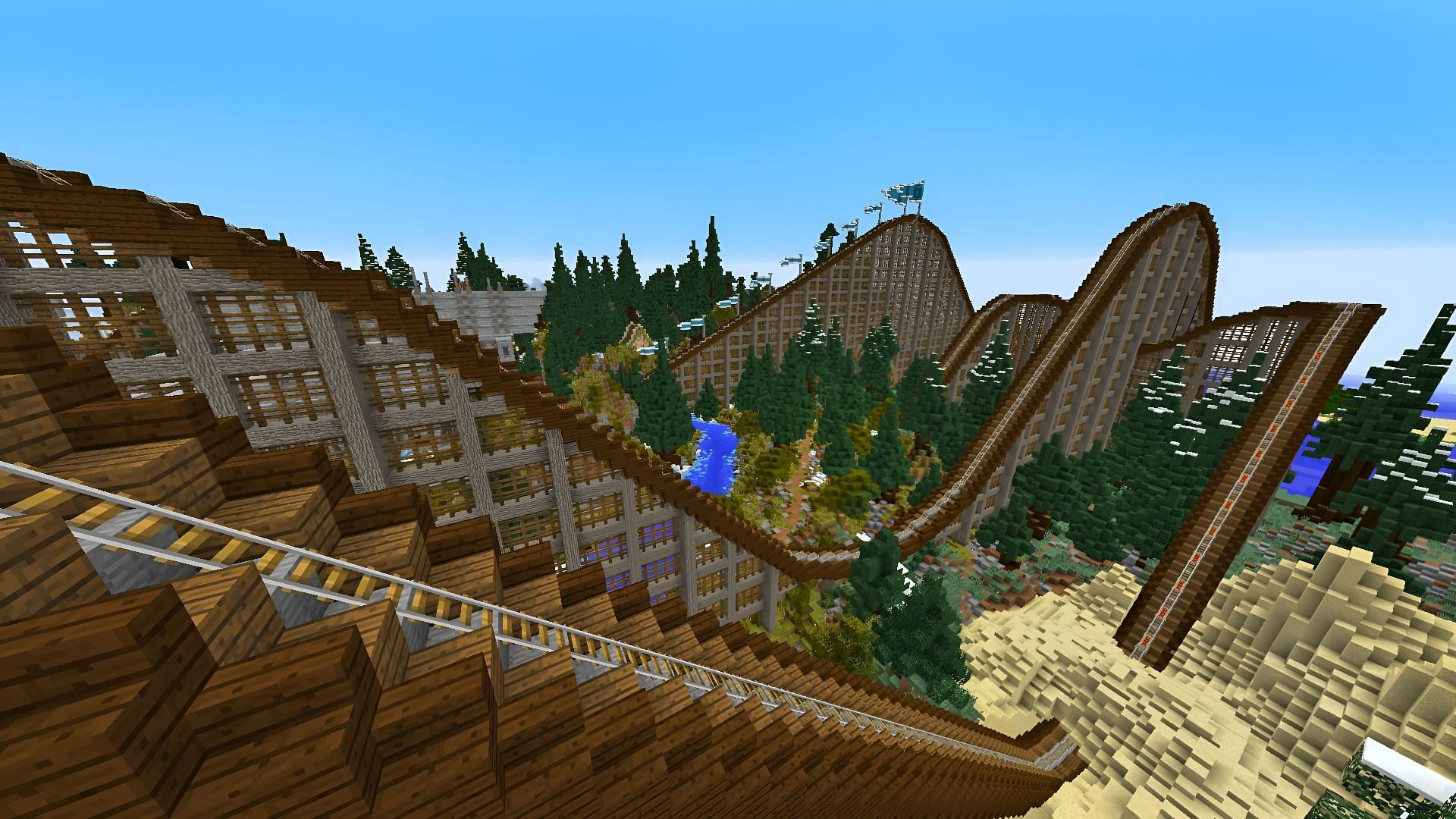 5 best Minecraft rollercoaster designs