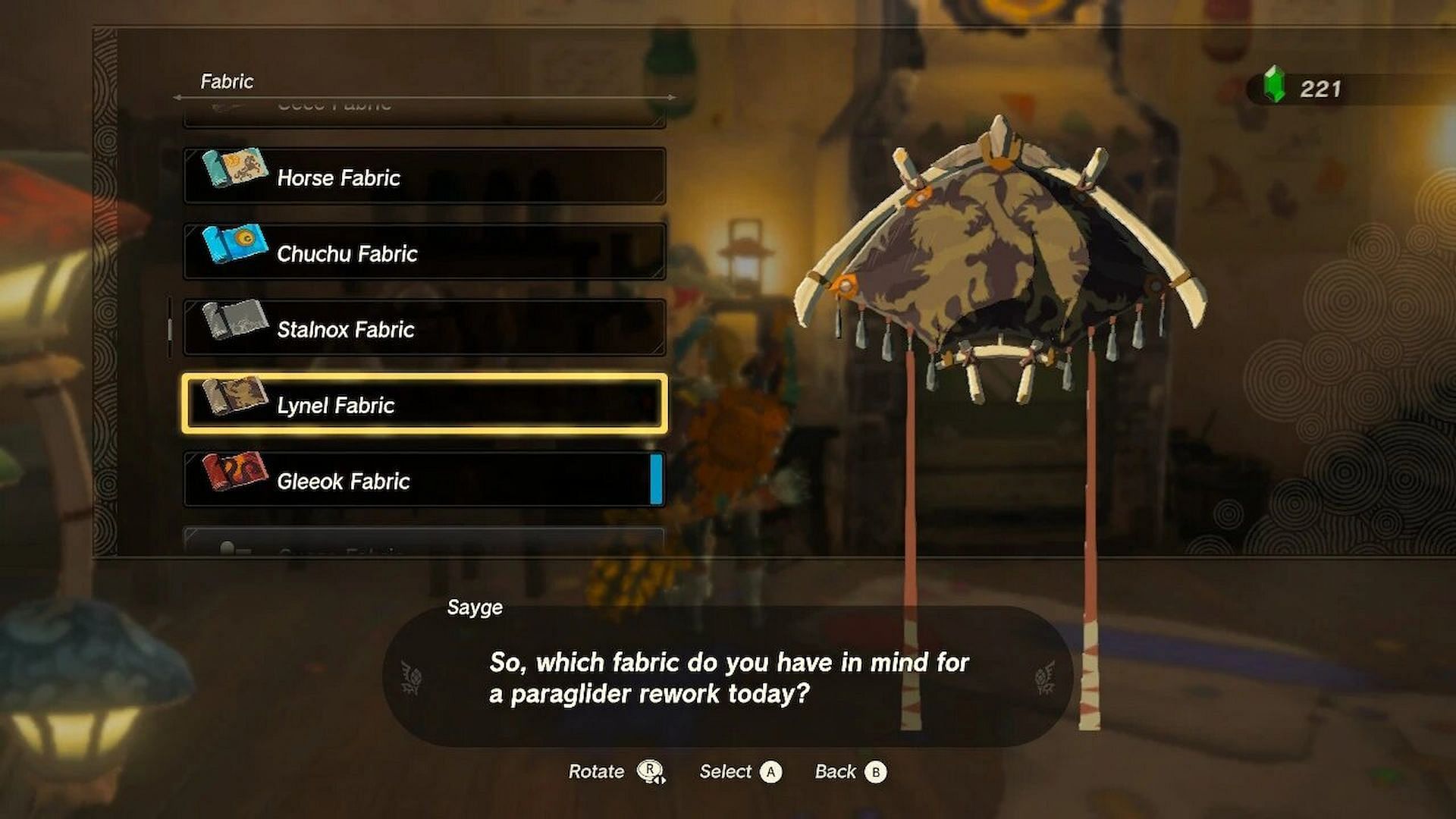 One must capture a Lynel&#039;s photograph to get this design (Image via Nintendo)