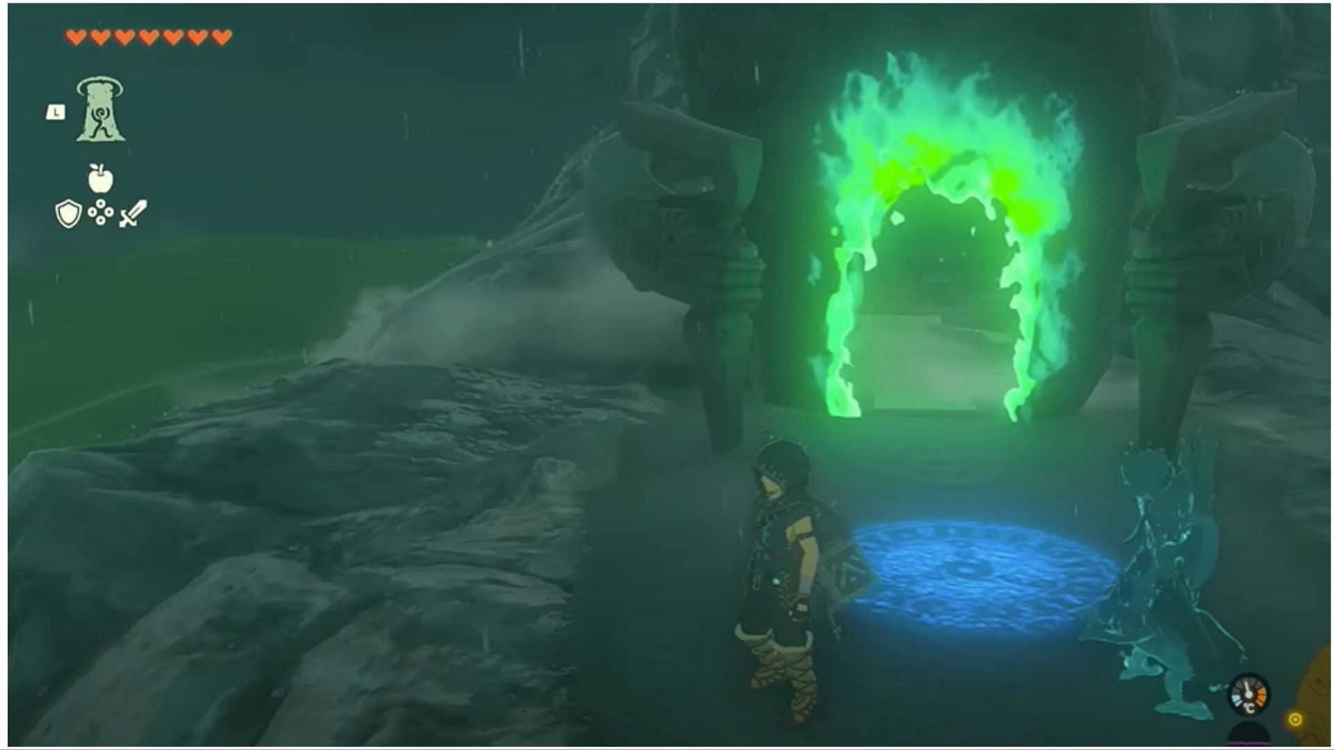Players will need to utilize the Ultrahand ability skillfully within this Shrine (Image via YouTube/ WoW Quests)