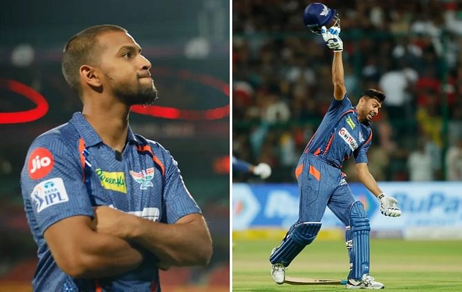 "I came to know that it was Nicholas Pooran's helmet" - LSG pacer Avesh Khan on his aggressive celebration vs RCB