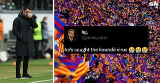 "He caught the Kounde virus", "Beautiful goal really good header" - Fans react as Barcelona star scores bizarre own goal against Valladolid