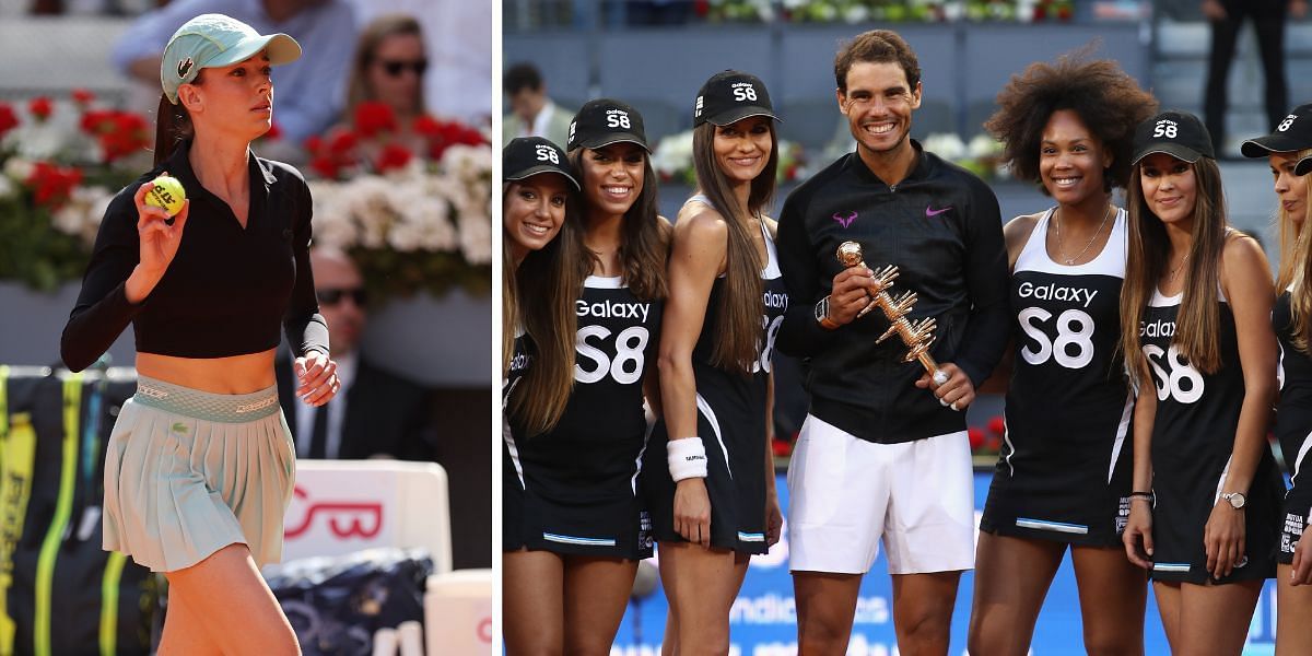 Madrid Open has used models in crop tops and mini skirts in place of regular ball kids in shorts and t-shirts.