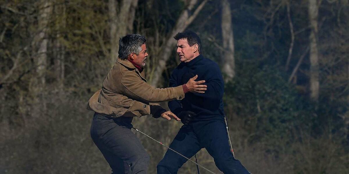 Esai Morales vs. Tom Cruise in Mission: Impossible Dead Reckoning Part One (Image via Paramount)