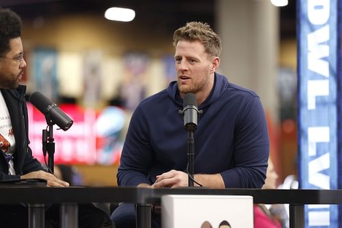 J.J. Watt during Super Bowl LVII - Previews