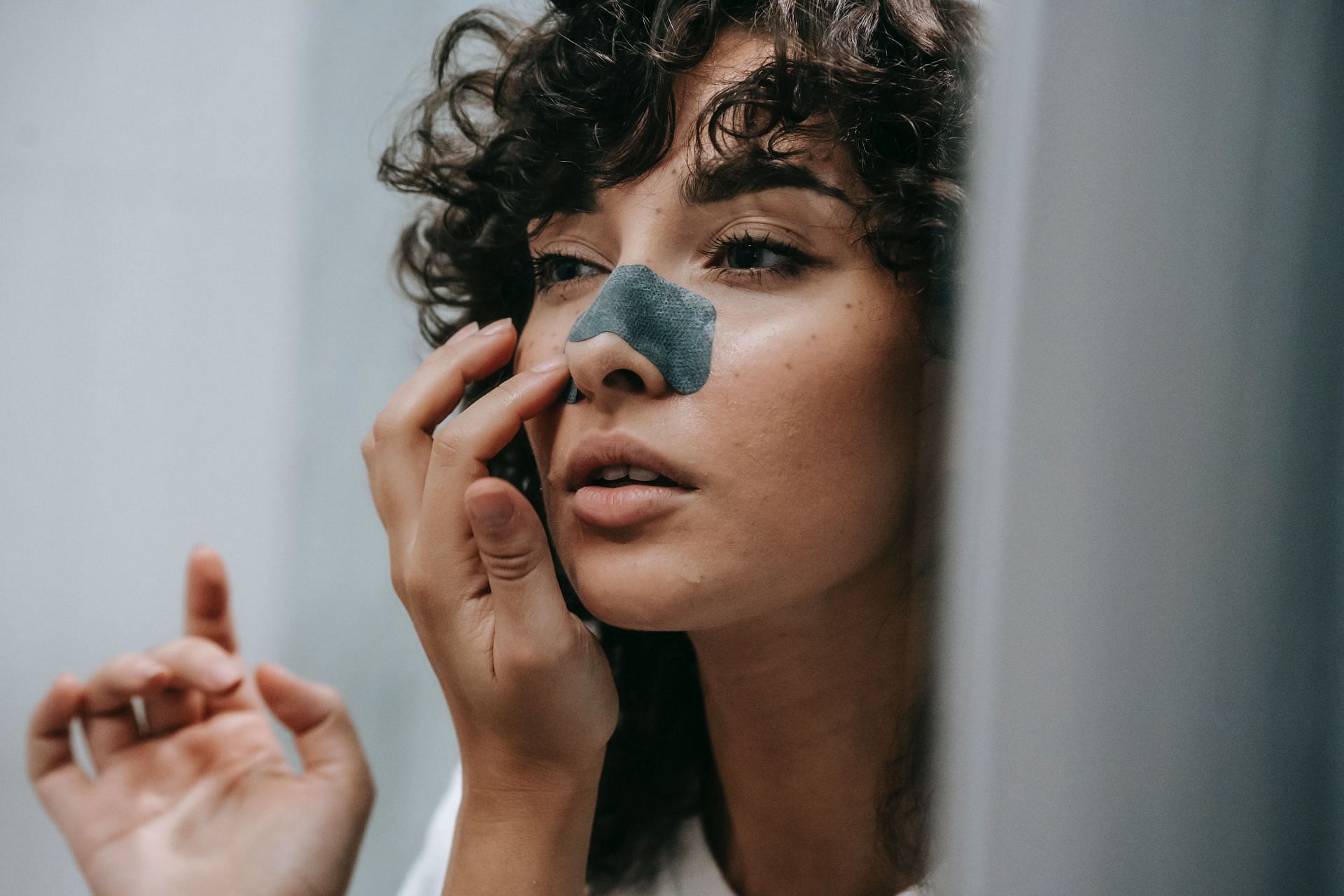 Are pore strips really bad for your skin? (image via pexels / sam lion)