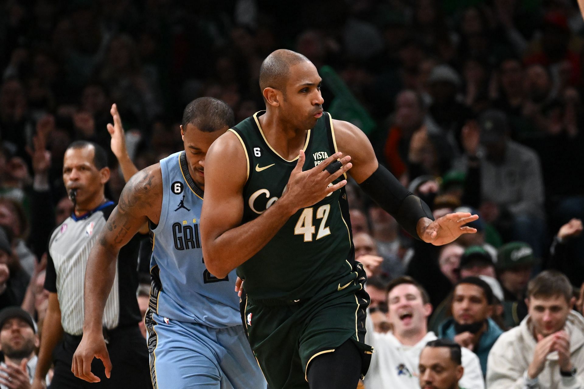 Al Horford, Memphis Grizzlies v Boston Celtics