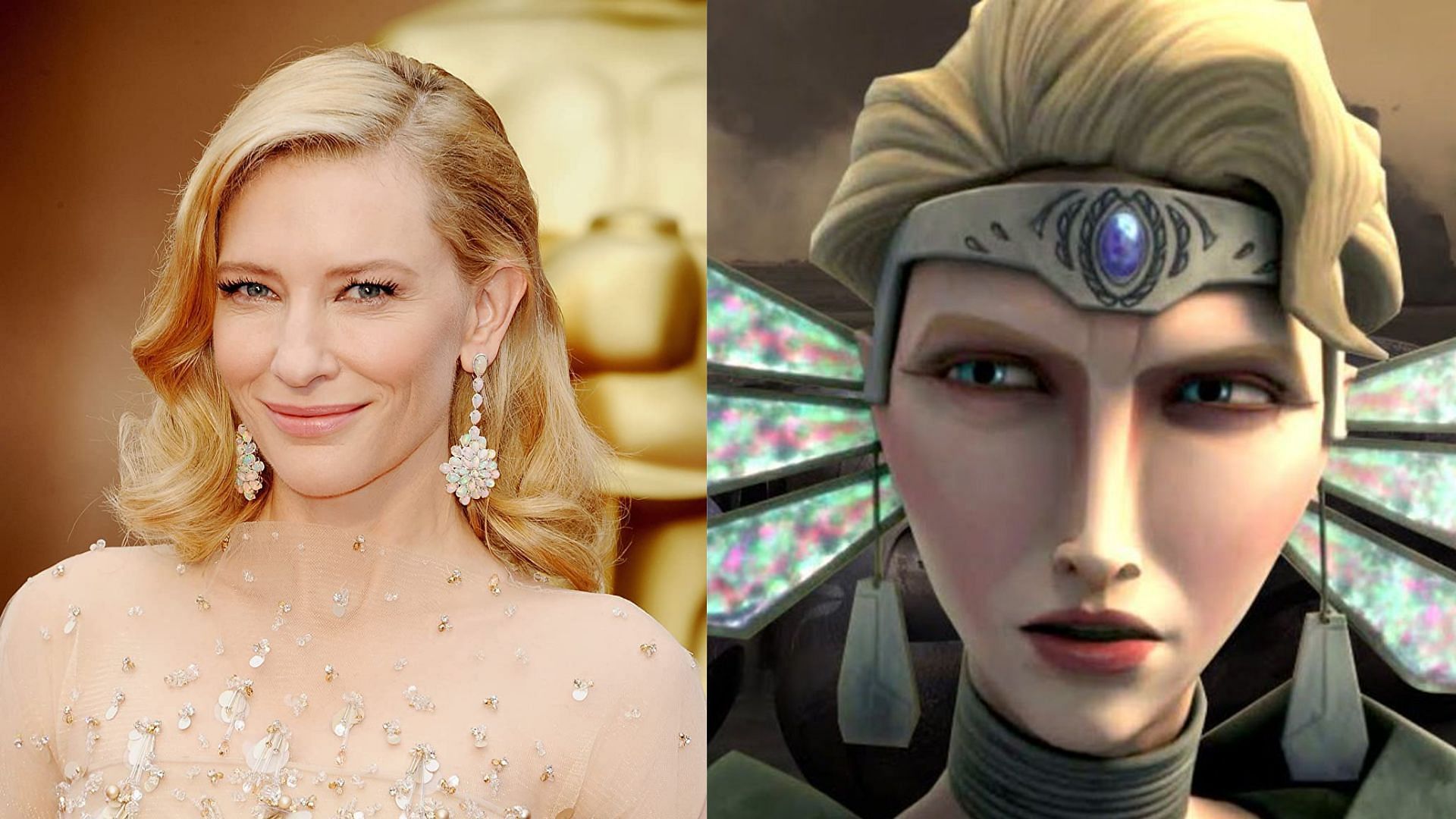 Cate Blanchett would be an amazing Satine Kryze according to Katee Sackhoff (Images via Getty/Lucasfilm)