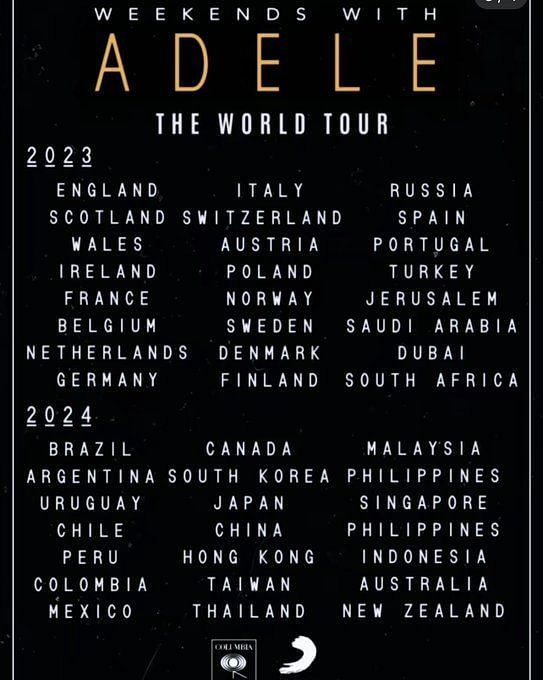 Fact Check Is the Adele world tour poster real? Viral picture debunked