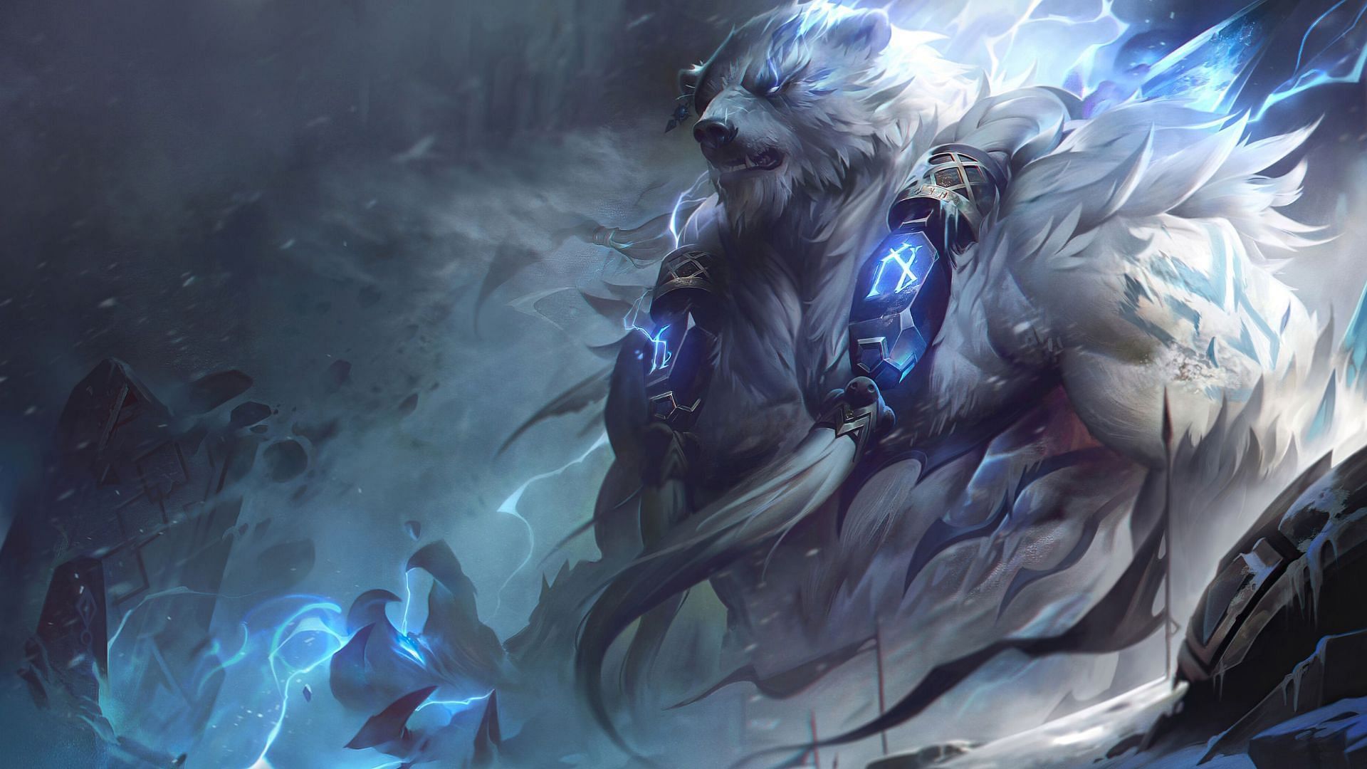Volibear, the Relentless Storm, is another champion debuting in the game. (Image via Riot Games)