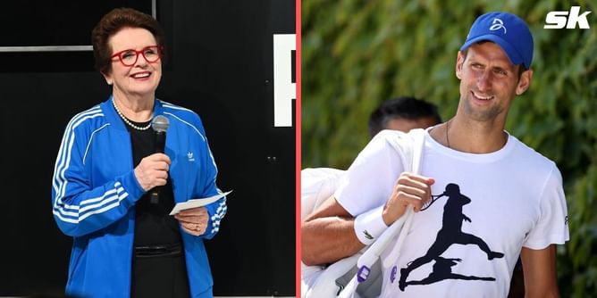 Novak Djokovic receives a warm wish from Billie Jean King on his 36th birthday