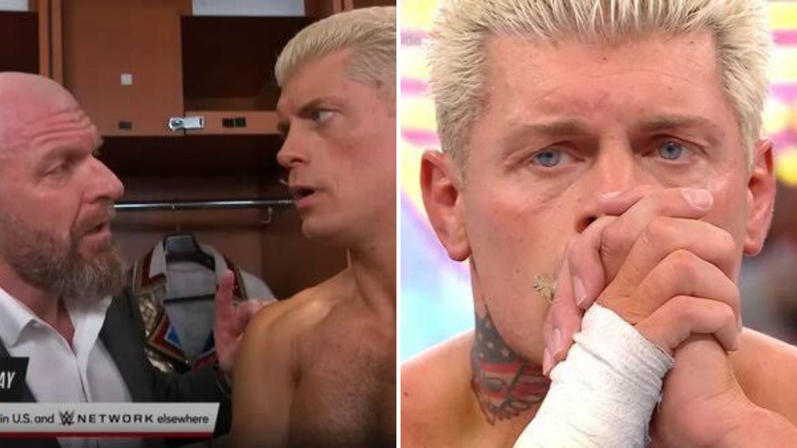 Cody Rhodes and Triple H had a surprise interaction on RAW this week.