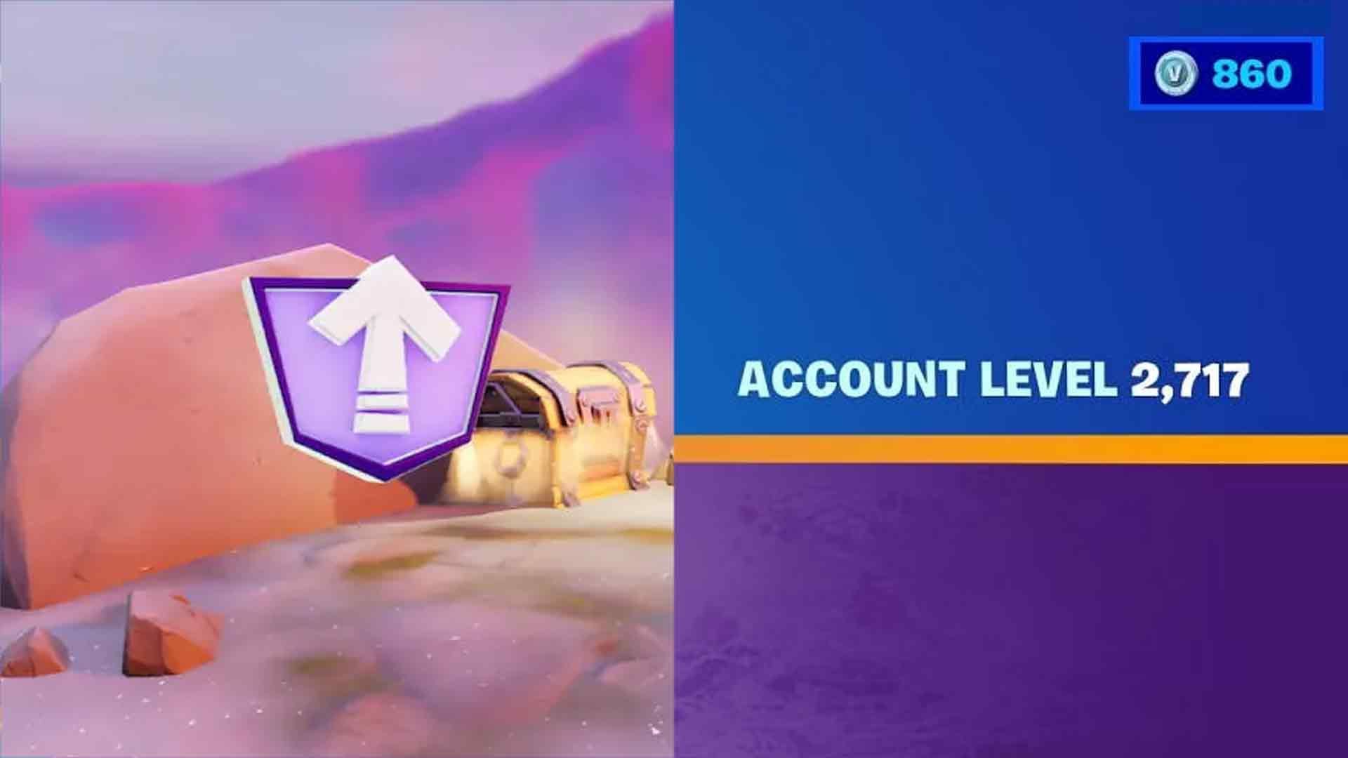 account levels in Fortnite