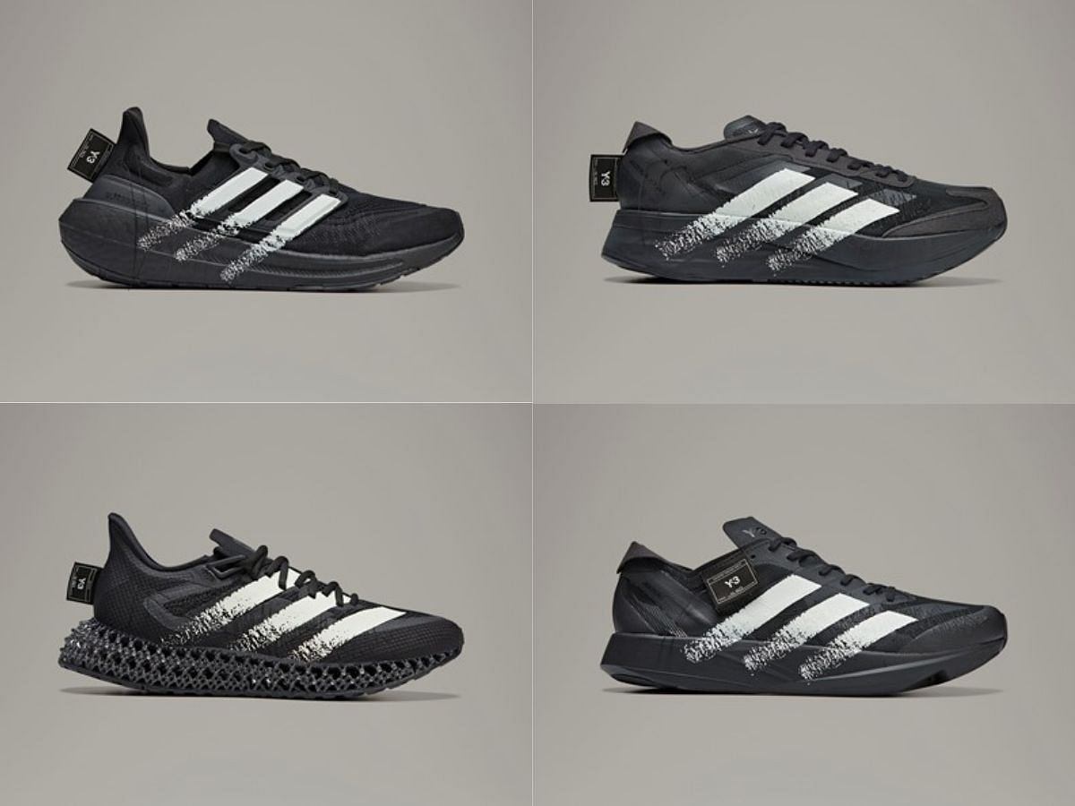 Newly released Adidas x Y-3 Running footwear collection (Image via Sportskeeda)