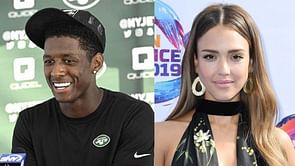 IN PHOTOS: Sauce Gardner gifted Jessica Alba customized cleats by famous artist