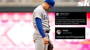 Chicago Cubs fans furious as team gets swept by the Cincinnati Reds: "I'm tired of David Ross" "Have to start firing people"