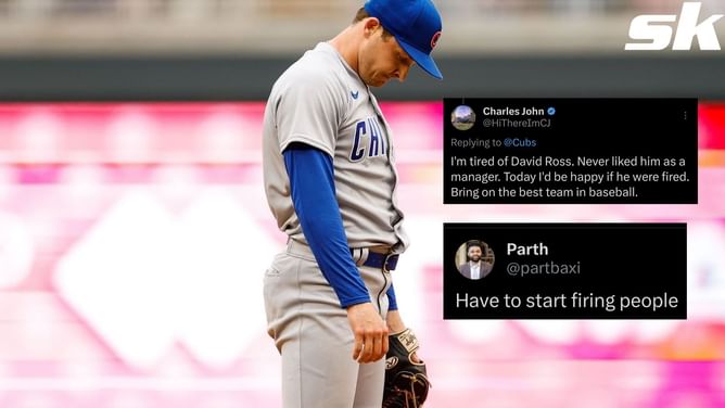 Chicago Cubs fans furious as team gets swept by the Cincinnati Reds: "I'm tired of David Ross" "Have to start firing people"